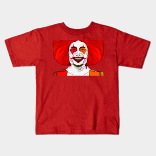 Festive Clown: Halloween-Themed Art Print Kids T-Shirt